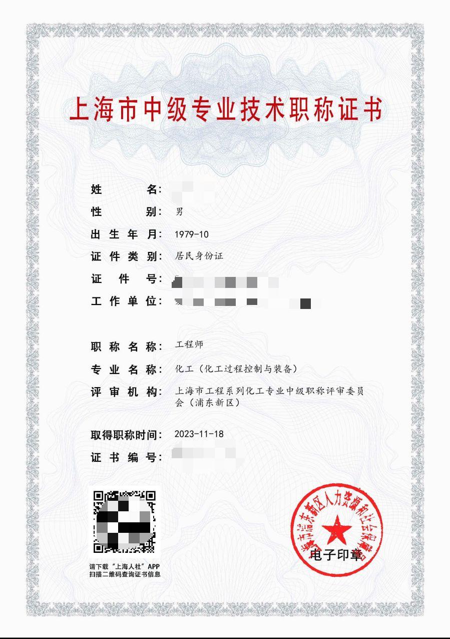 2023年浦东机电中级职称  化工（化工过程控制与装备）.jpg