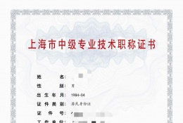 中级证书-2023年嘉定机电中级职称（技术管理）